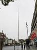 The Spire on O'Connell Street in Dublin near the General Post Office was erected in 2003. The 120 m- (394 ft-) high structure is also known as "The Tower of Light." It replaced a pillar with a statue of England's Lord Nelson that was destroyed in 1966 and that was seen as a relic of English colonialism. The Spire consists of eight hollow stainless steel cone sections and contains a tuned mass damper to ensure aerodynamic stability during a wind storm.