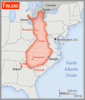 Area comparison map