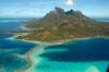 Bora Bora from the air.