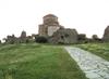 The Georgian Orthodox Jvari Monastery (Monastery of the Cross) was built in the 6th century A.D. overlooking Mtskheta, the ancient capital of Caucasian Iberia. The monastery is a UNESCO World Heritage site. 