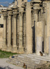 The west wall of Hadrian’s Library in Athens. The Library was founded  by Roman Emperor Hadrian, an ardent hellenophile, in A.D. 132 on the north side of the Acropolis of Athens.