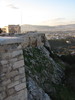The Erechtheion appears in the upper left of this view of Athens from the Acropolis. 