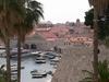 Dubrovnik harbor from outside of the city. 