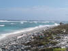Scenic view of the coastline and waves at Howland Island National WIldlife Refuge. Photo courtesy of USFWS/Christian Eggleston. 