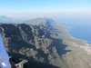 A view of the mountains behind Cape Town.