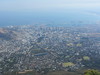 A view of Cape Town from Table Mountain. 