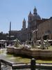 The Piazza Navona in Rome is surrounded by Baroque Era buildings and has been used for markets, theatrical shows, and horse races. Its Fountain of the Four Rivers was sculpted by Gian Lorenzo Bernini in 1651. 