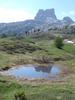 The Dolomites around Cortina are part of the Italian-speaking center of the Alps.