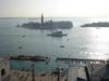 San Giorgio Maggiore Island in Venice viewed from St. Mark's campanile.