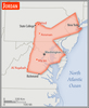 Area comparison map