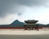 Gyeongbokgung royal palace in northern Seoul. First constructed in 1394, it was reconstructed in 1867. 