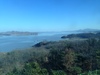 View from the Ganghwa Peace Observatory across the Han River estuary into North Korea.