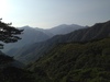 Forested view in the rugged Seorak Mountains.