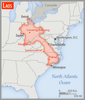 Area comparison map