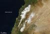 Bordering the eastern Mediterranean Sea, Lebanon might call to mind sunny beaches and historic port cities like Sidon and Tyre. However, the country is also home to towering, snowy mountains and ski resorts. In fact, the name Lebanon is derived from the Semitic word lbn, which means "white" in reference to either the snow-covered mountains or limestone cliffs. This satellite image  highlights the country's two mountain ranges, Jebel Liban and Jabal ash Sharqim, covered in fresh snow. (Jebel or jabal mean "mountain" in Arabic.) Snow is not unusual in Lebanon, where ski resorts are open about three months of the year. Photo courtesy of NASA.