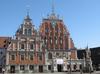 The House of the Blackheads located in old town Riga was first built in the 14th century for the Brotherhood of the Blackheads Guild, a guild for unmarried German merchants in the city. The building was bombed by the Germans in 1941 and demolished by the Communists in 1948. Reconstruction took place between 1995 and 1999; the building currently serves as a museum and concert hall.