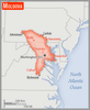 Area comparison map