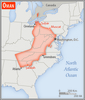 Area comparison map