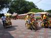 Street scene of Malacca Town, the capital of Malacca State, which has been listed as a UNESCO World Heritage Site. 