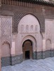Today preserved as a historical site, the Ben Youssef Madrasa was founded in the 14th century and subsequently reconstructed. Upon completion in 1565, it became the largest Islamic college in Morocco and one of the largest in North Africa. The madrasa is named after the adjacent Ben Youssef Mosque founded by the Almoravid Sultan Ali ibn Yusuf (reigned 1106-1142).