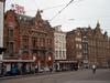 View along Nieuwezijds Voorburgwal, a street (formerly a canal) in the heart of Amsterdam. 