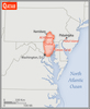 Area comparison map