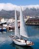 The picturesque Victoria and Alfred Waterfront in Cape Town, affords photographers a wide range of opportunities. With Table Mountain as a scenic backdrop, marine vessels of all kinds can be seen coming and going from this working harbor and residential marina.