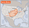 Area comparison map