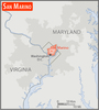 Area comparison map