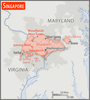 Area comparison map