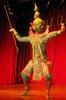 Traditional Thai dancer performing at the Silom Village Trade Center in Bangkok.