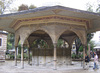 The fountain for ritual ablutions was added to the Hagia Sophia in 1740.
