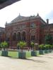 The courtyard of the Victoria and Albert Museum in London.