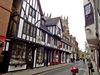 Many of the timber-framed buildings in York have been restored and converted to restaurants, shops, or boutiques.
