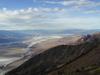 The Devil's Golf Course in Death Valley, California as seen from Dante's View. The "whiteness" is not water but a salt crust that is 1 to 2 meters thick.