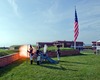 The Fort McHenry Guard fires the morning gun. Photo courtesy of the National Park Service.

