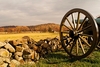 A view of the Round Tops as seen from a southern cannon in Gettysburg National Military Park, Gettysburg, Pennsylvania. The three-day Battle of Gettysburg (1-3 July 1863) in the US Civil War was the largest ever battle fought in the Western Hemisphere involving roughly 175,000 Union and Confederate soldiers. Union forces’ ability to hold Little Round Top hill on the Union extreme left flank on the second day of fighting helped blunt the Confederate attack and set the stage for victory the following day. Image courtesy of the US National Park Service.
