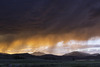 A thunderstorm at sunset at Swan Lake Flat in Yellowstone National Park. Image courtesy of the US National Park Service/Neal Herbert.