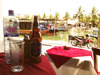 Waterfront restaurant scene at the port city of Hoi An.