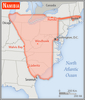 Area comparison map
