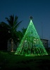 Personnel from the US Navy Support Facility Diego Garcia kick off the holiday season with a Christmas tree lighting in front of the administration building. Photo courtesy of the US Navy/ Mass Communication Specialist Seaman Alex Smedegard.
