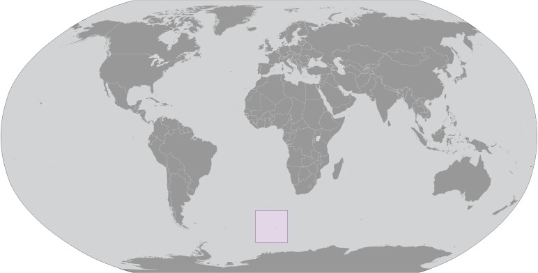 Bouvet Island Locator Map