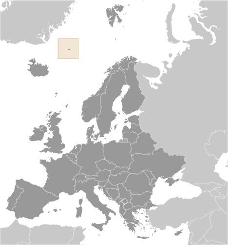 Jan Mayen Locator Map