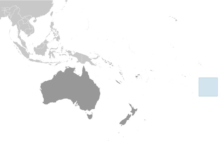 Pitcairn Islands Locator Map
